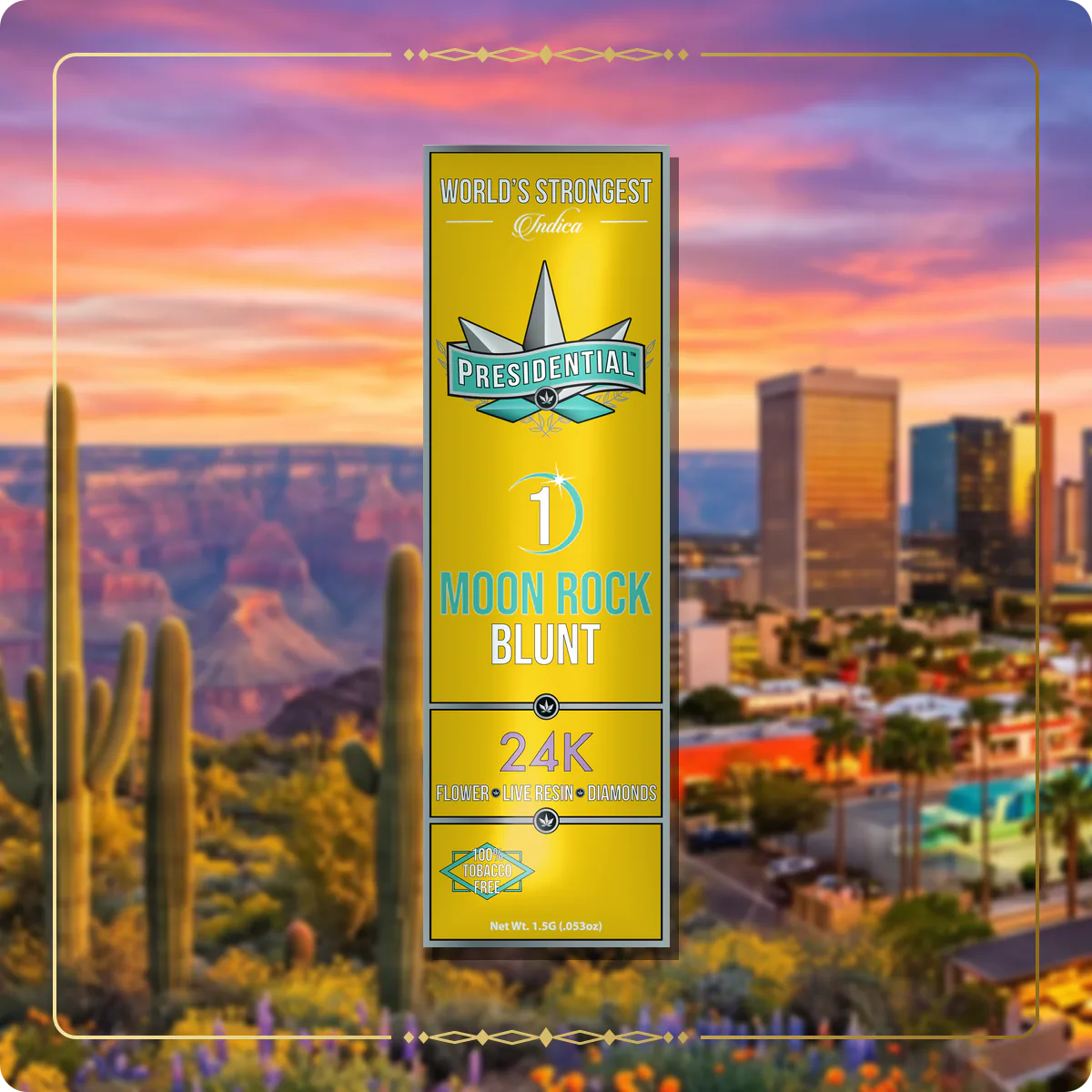 24K Presidential blunt for the Arizona home collection