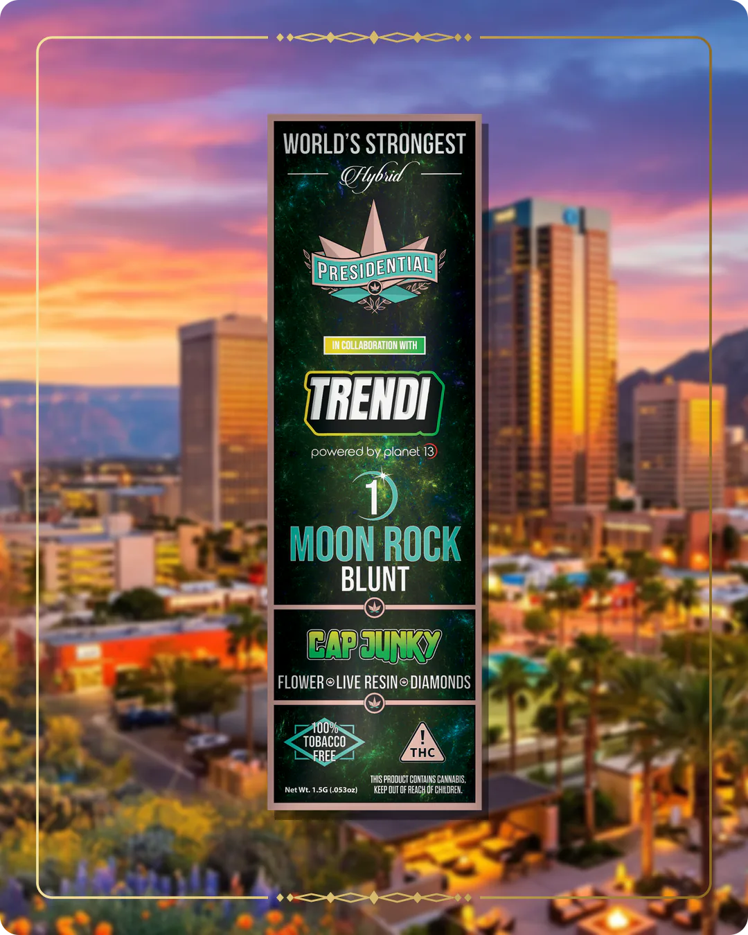 Cap Junky Presidential blunt for the Arizona blunts page
