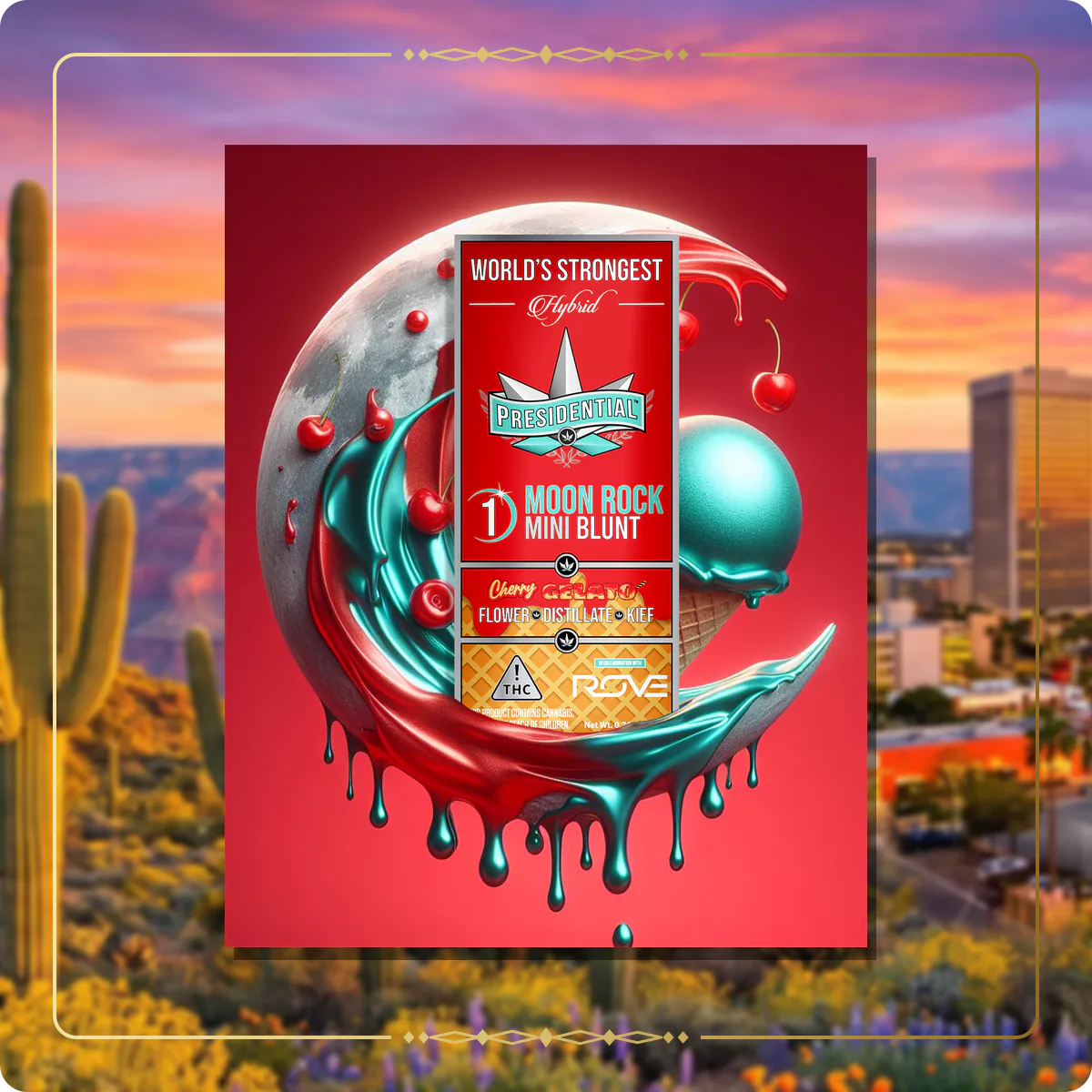 Cherry Gelato Presidential Moon Rock variant 2 for the Arizona Gold page