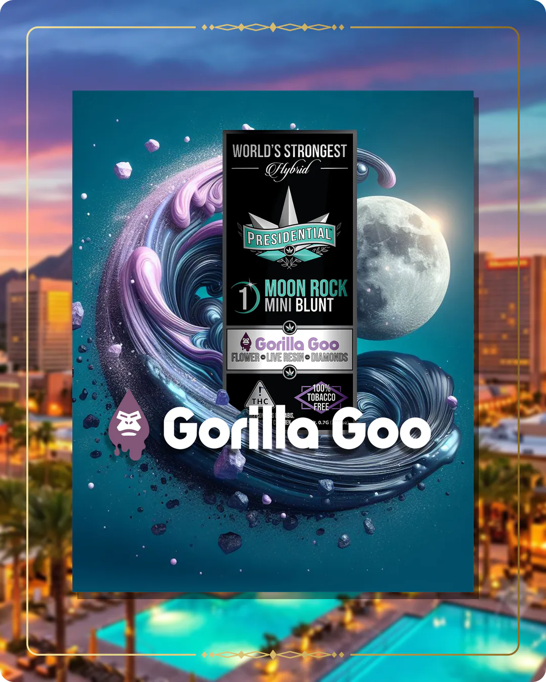 Gorilla Goo Presidential Moon Rock for the Arizona home collection