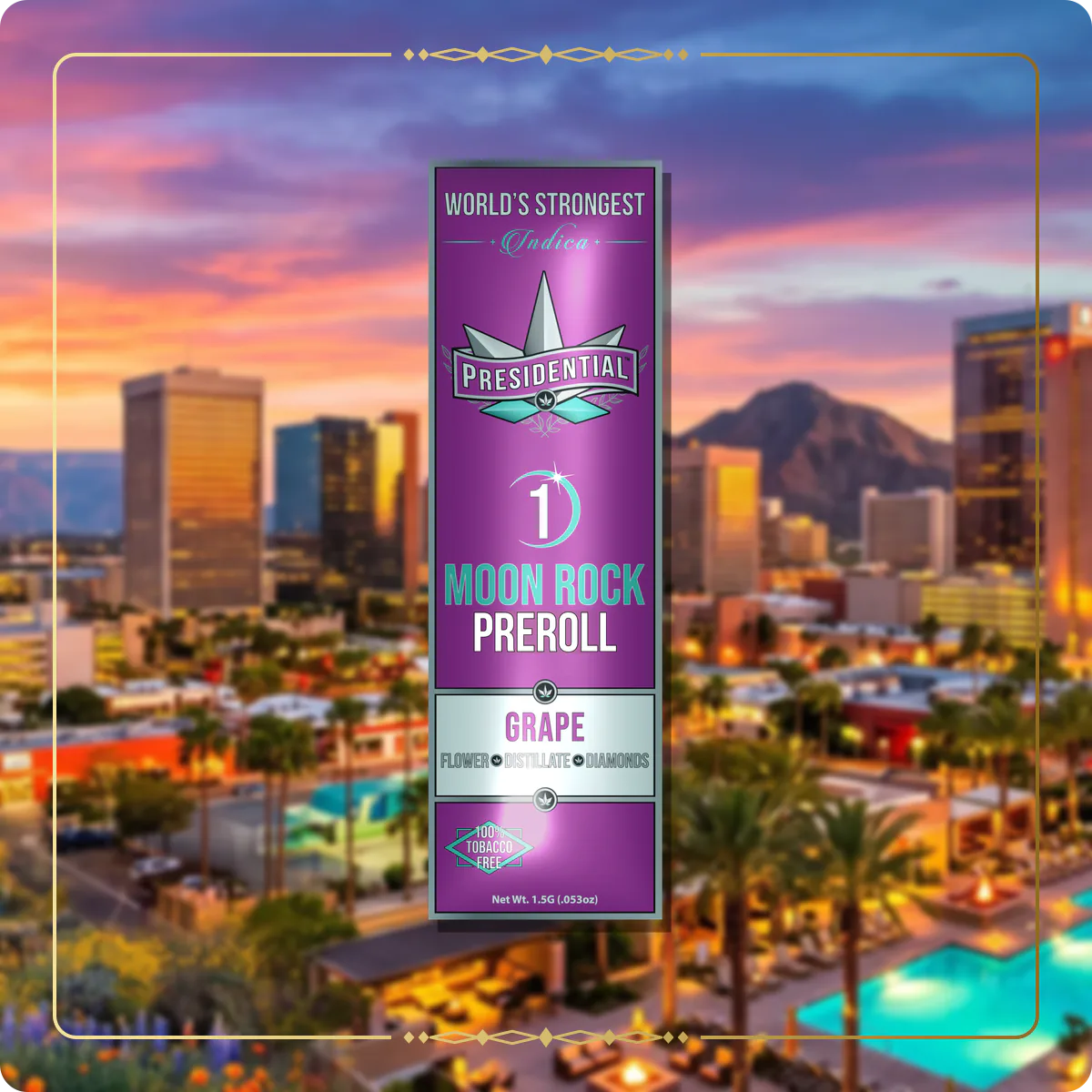 Grape Presidential pre-roll for the Arizona Silver page