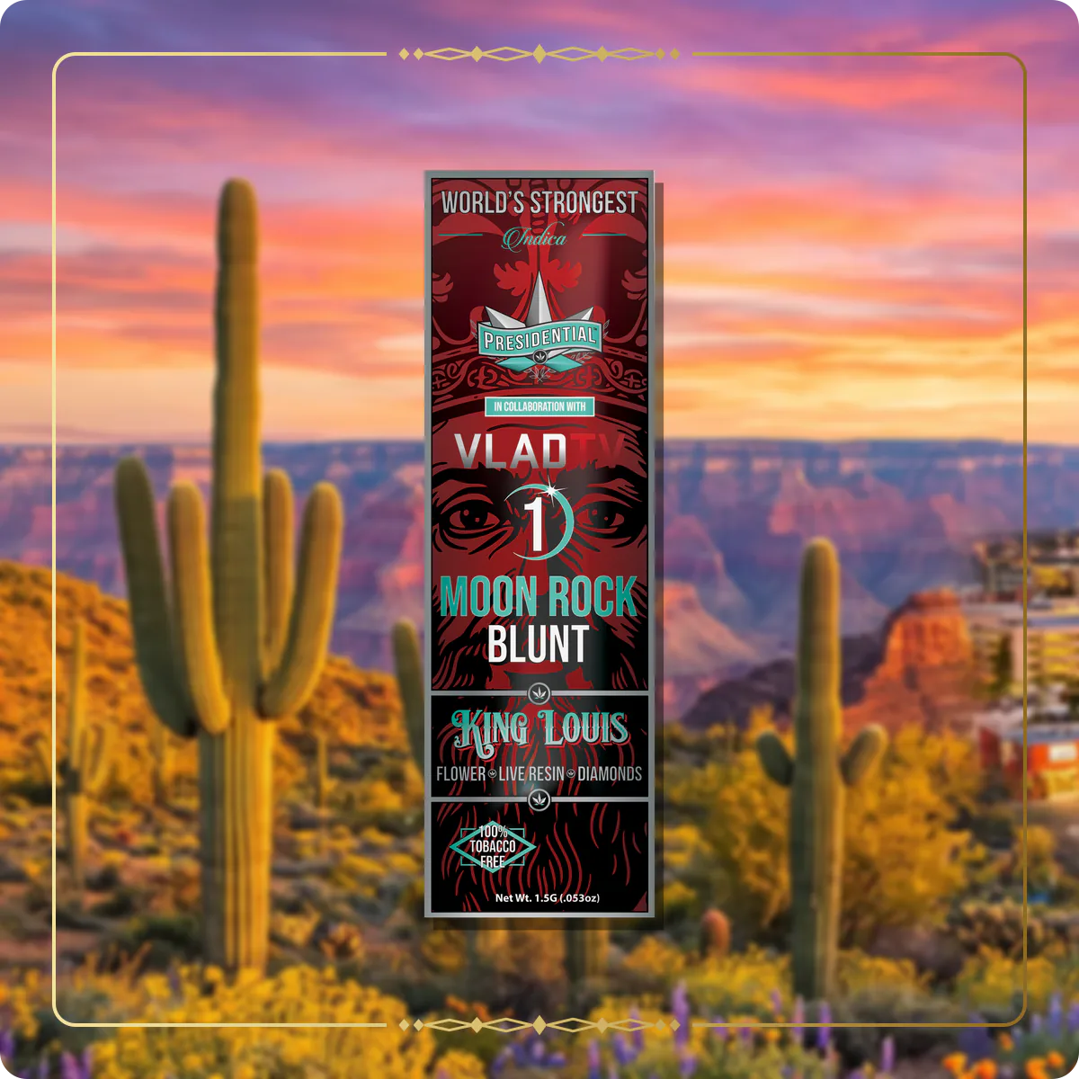 King Louis Presidential blunt variant 2 for the Arizona blunts page