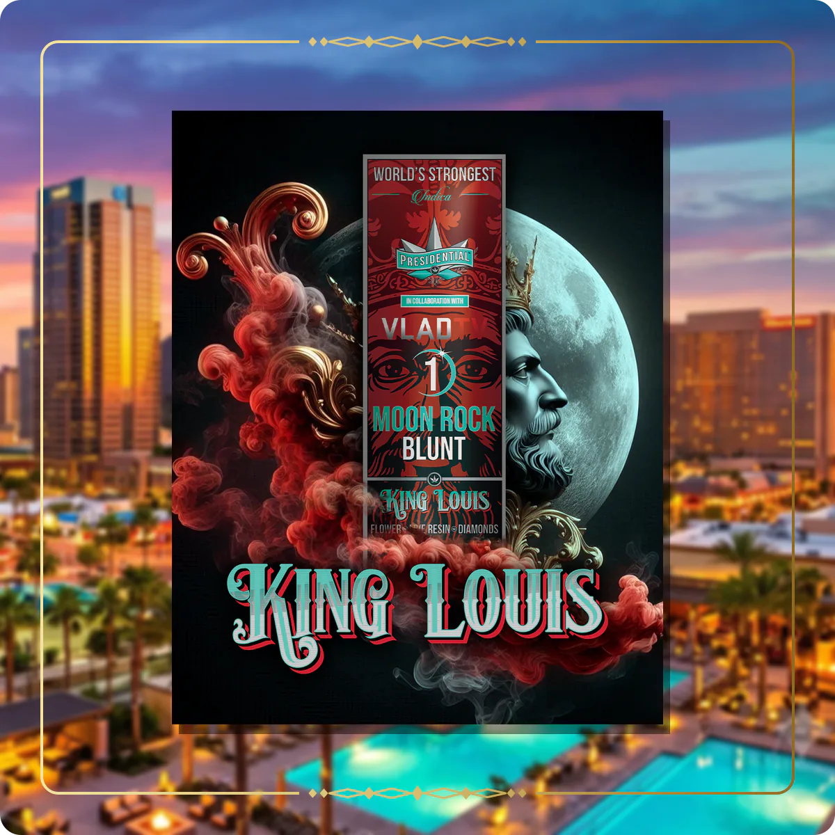 King Louis Presidential blunt for the Arizona blunts page