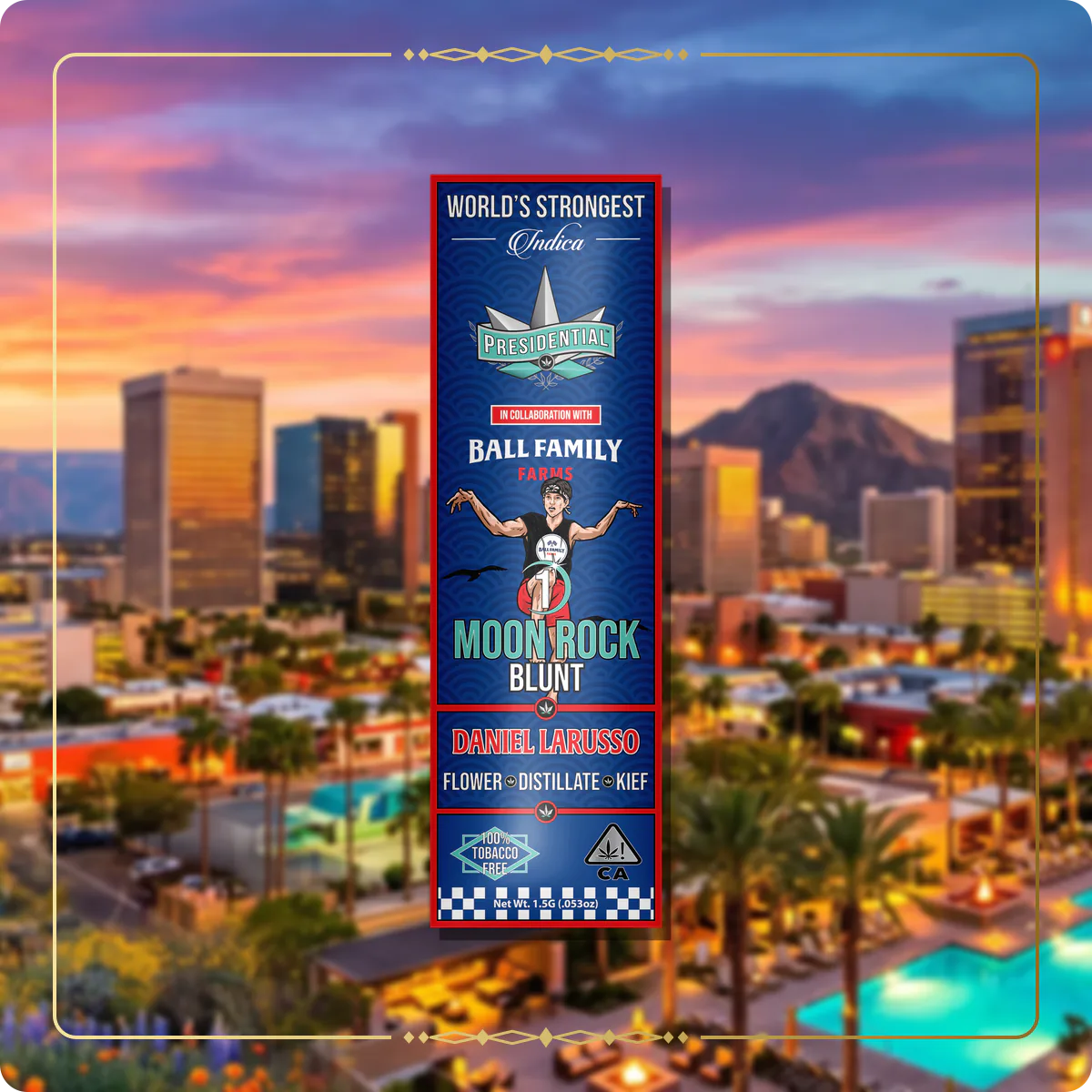Daniel LaRusso Presidential blunt variant 2 for the Arizona blunts page
