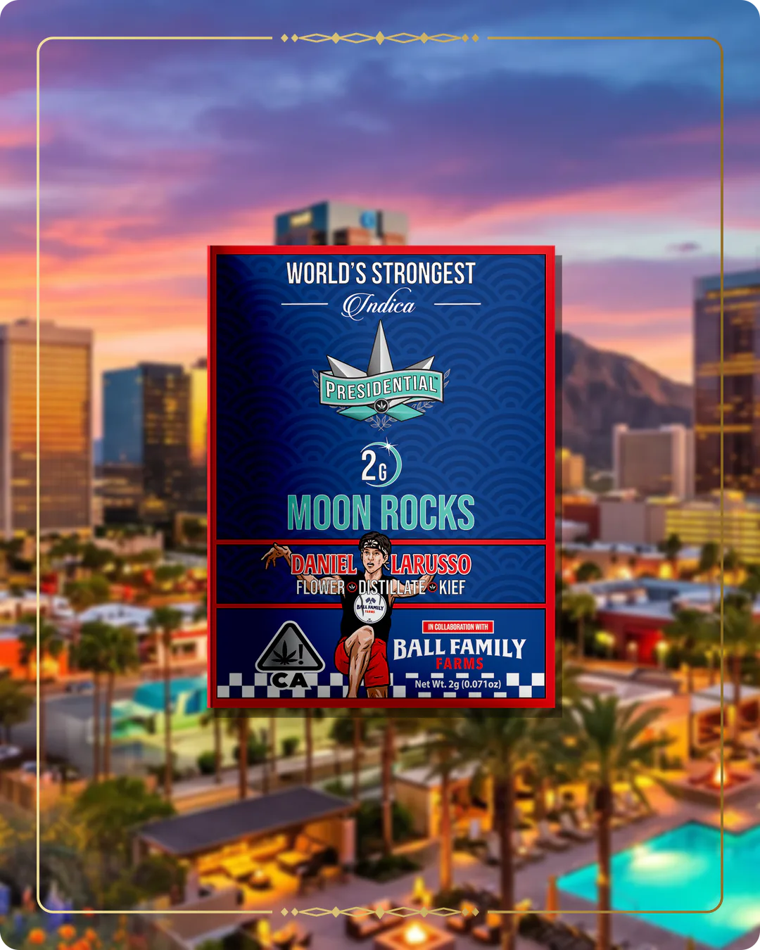 Daniel LaRusso Presidential Moon Rock variant 2 for the Arizona Moon Rocks page
