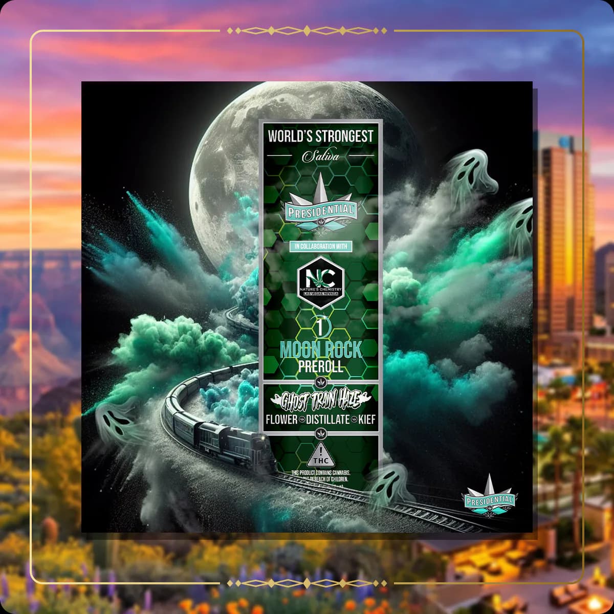 Ghost Haze Train Presidential pre-roll variant 2 for the Arizona pre-rolls page