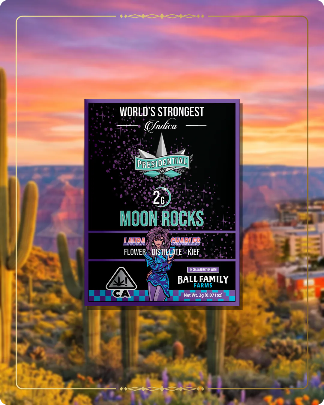 Laura Charles Presidential Moon Rock for the Arizona brand story