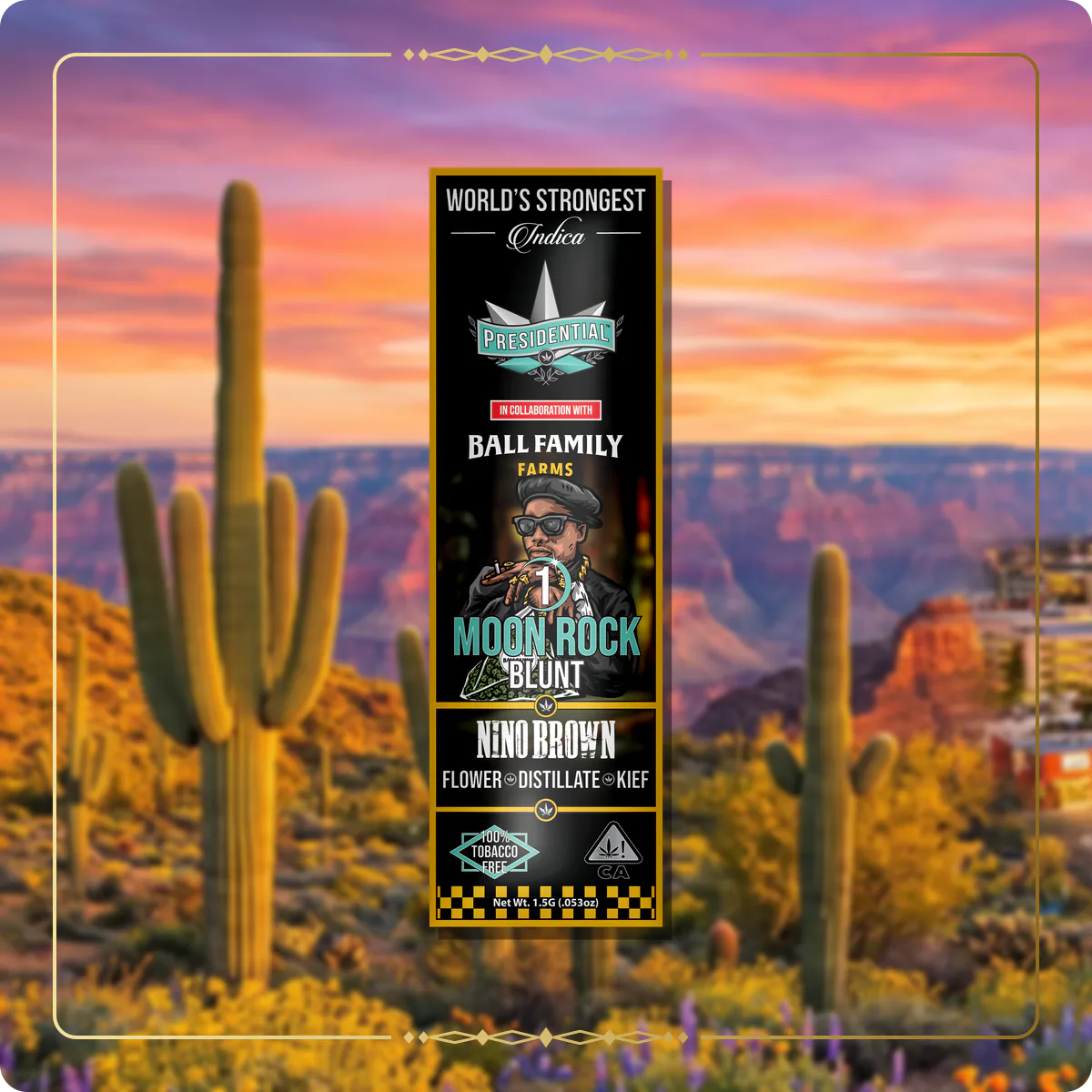 Nino Brown Presidential blunt variant 2 for the Arizona blunts page