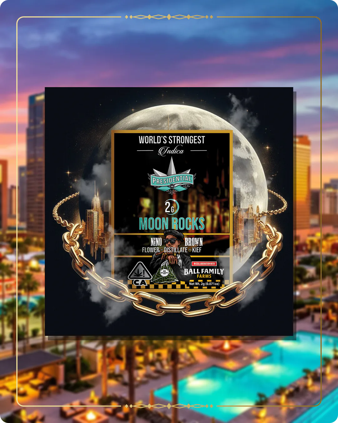 Nino Brown Presidential Moon Rock for the Arizona home collection