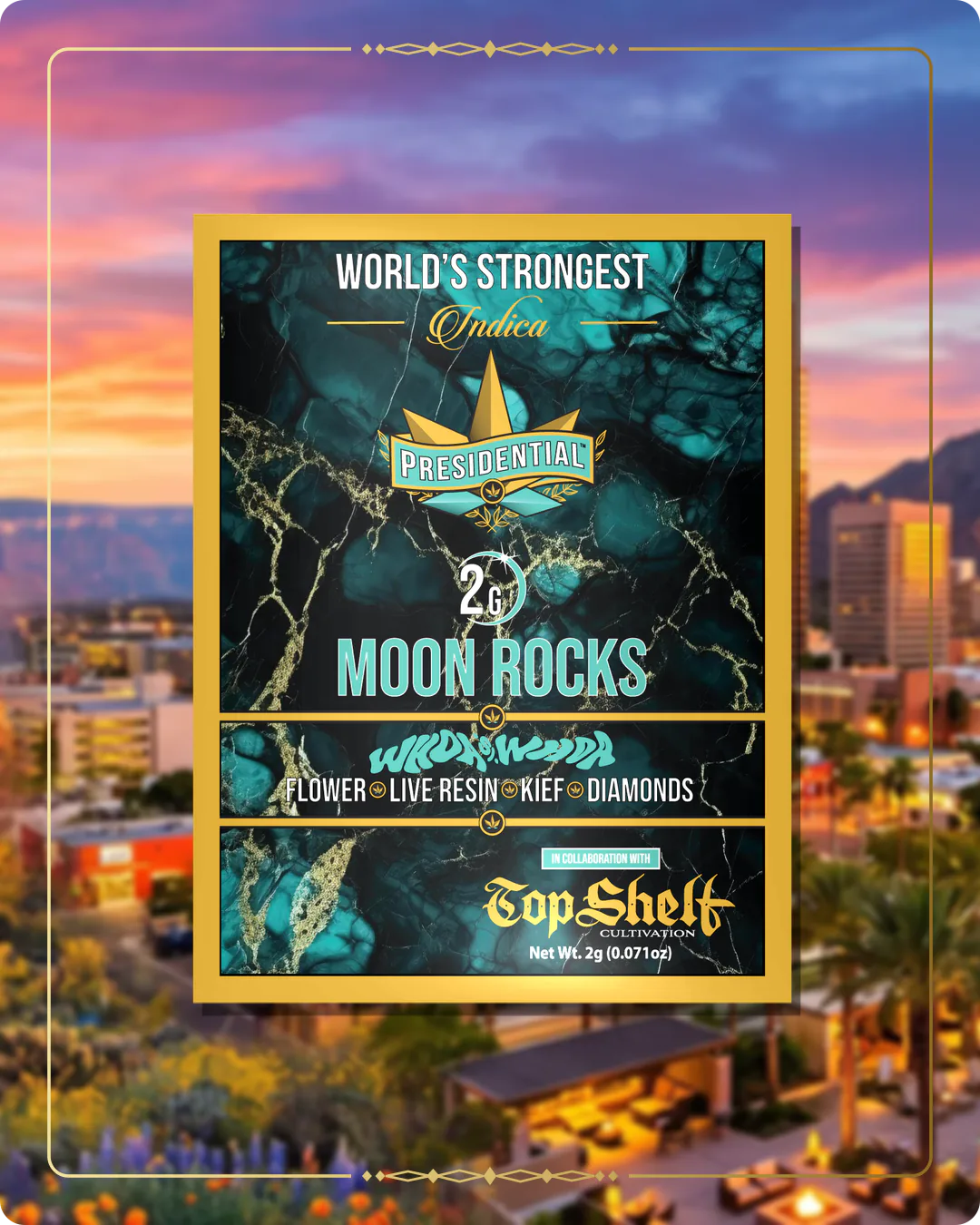 Whoa Si Whoa Presidential Moon Rock for the Arizona market page