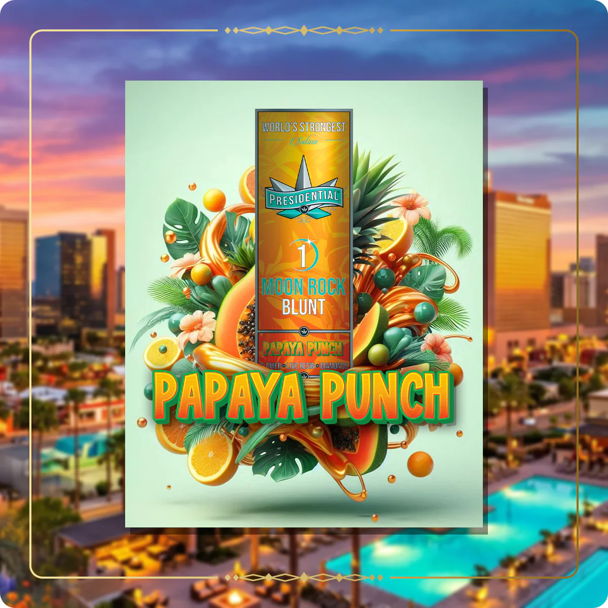 Papaya Punch Presidential blunt for the Arizona blunts page