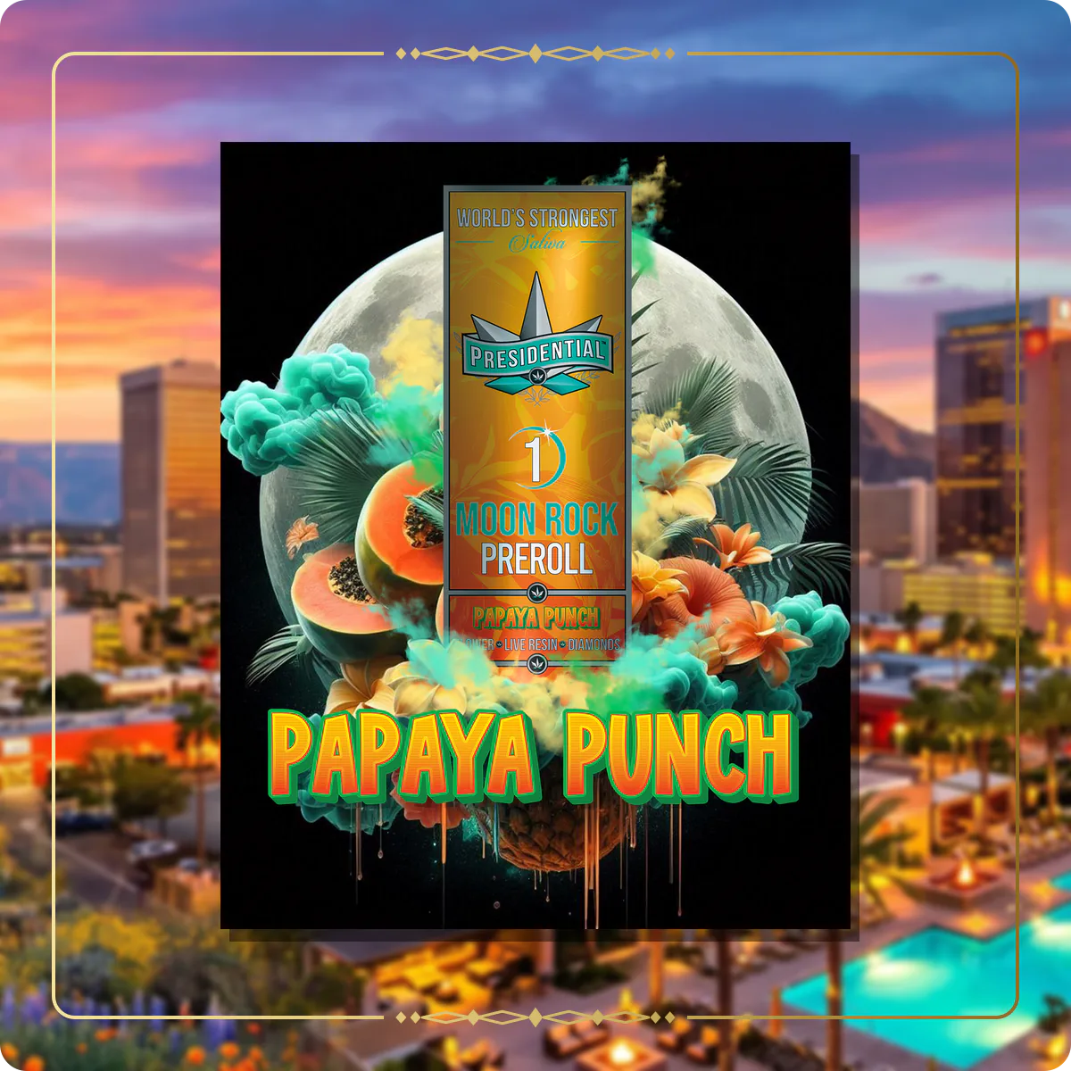 Papaya Punch Presidential pre-roll for the Arizona Gold page