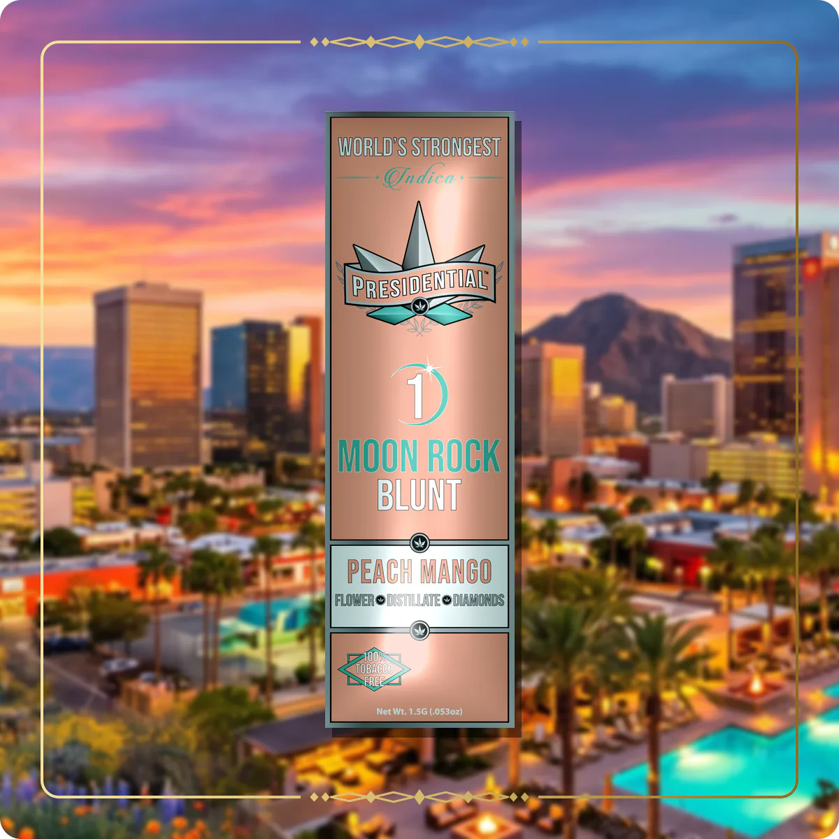 Peach Mango Presidential blunt variant 2 for the Arizona blunts page