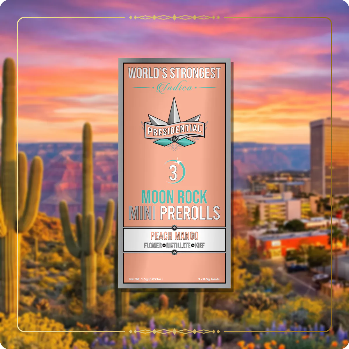 Peach Mango Presidential mini variant 3 for the Arizona Silver page