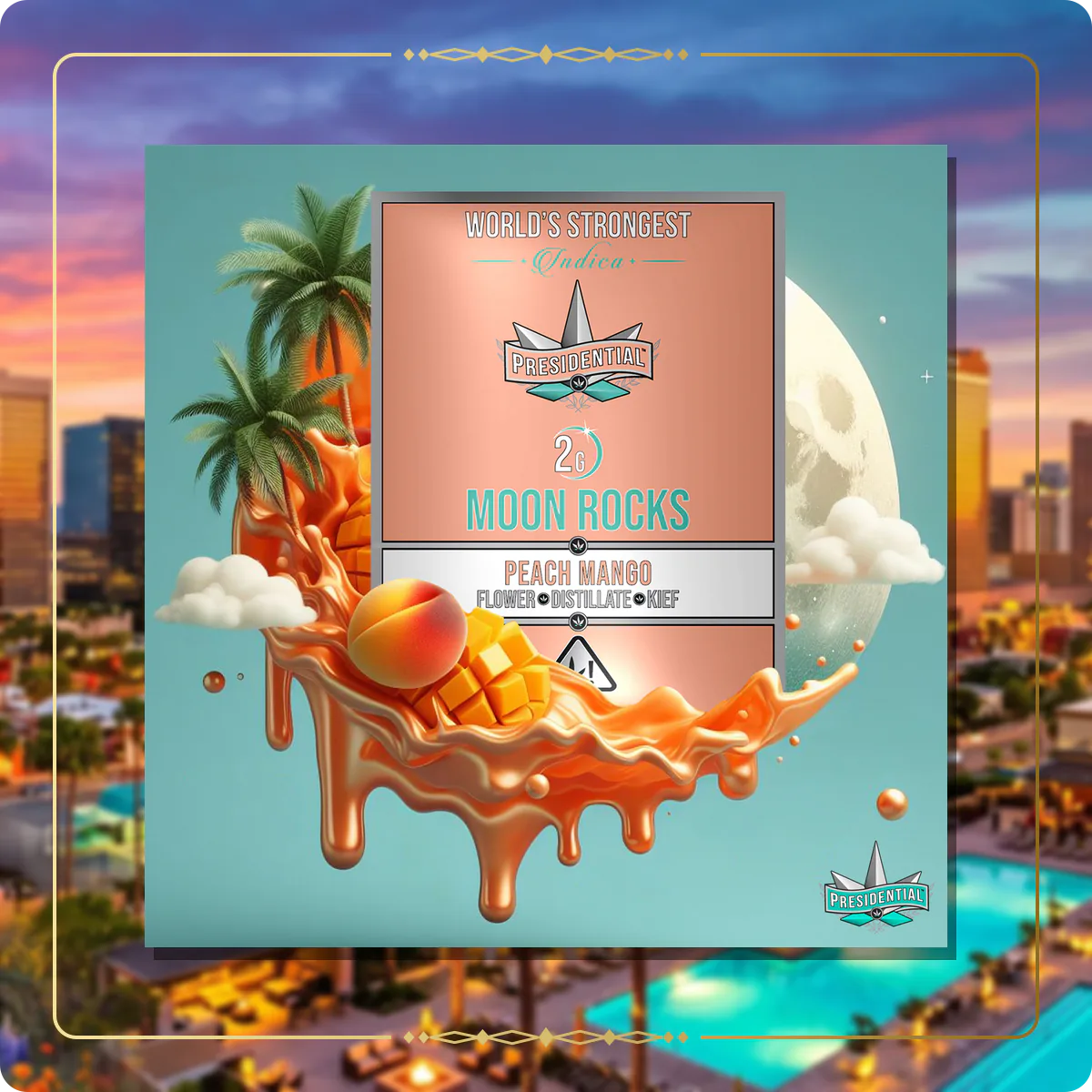 Peach Mango Presidential Moon Rock variant 2 for the Arizona Silver page