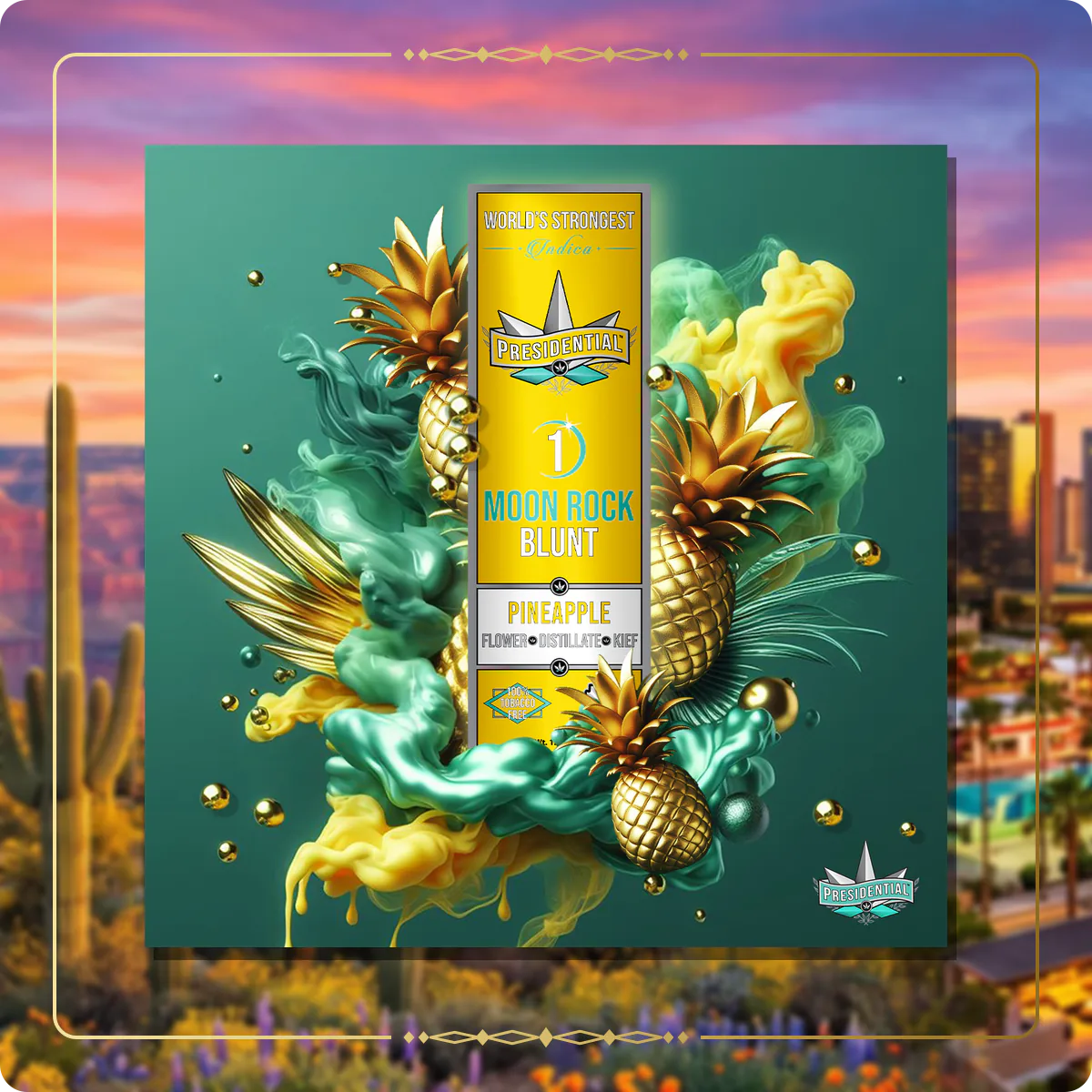 Pineapple Presidential blunt for the Arizona blunts page