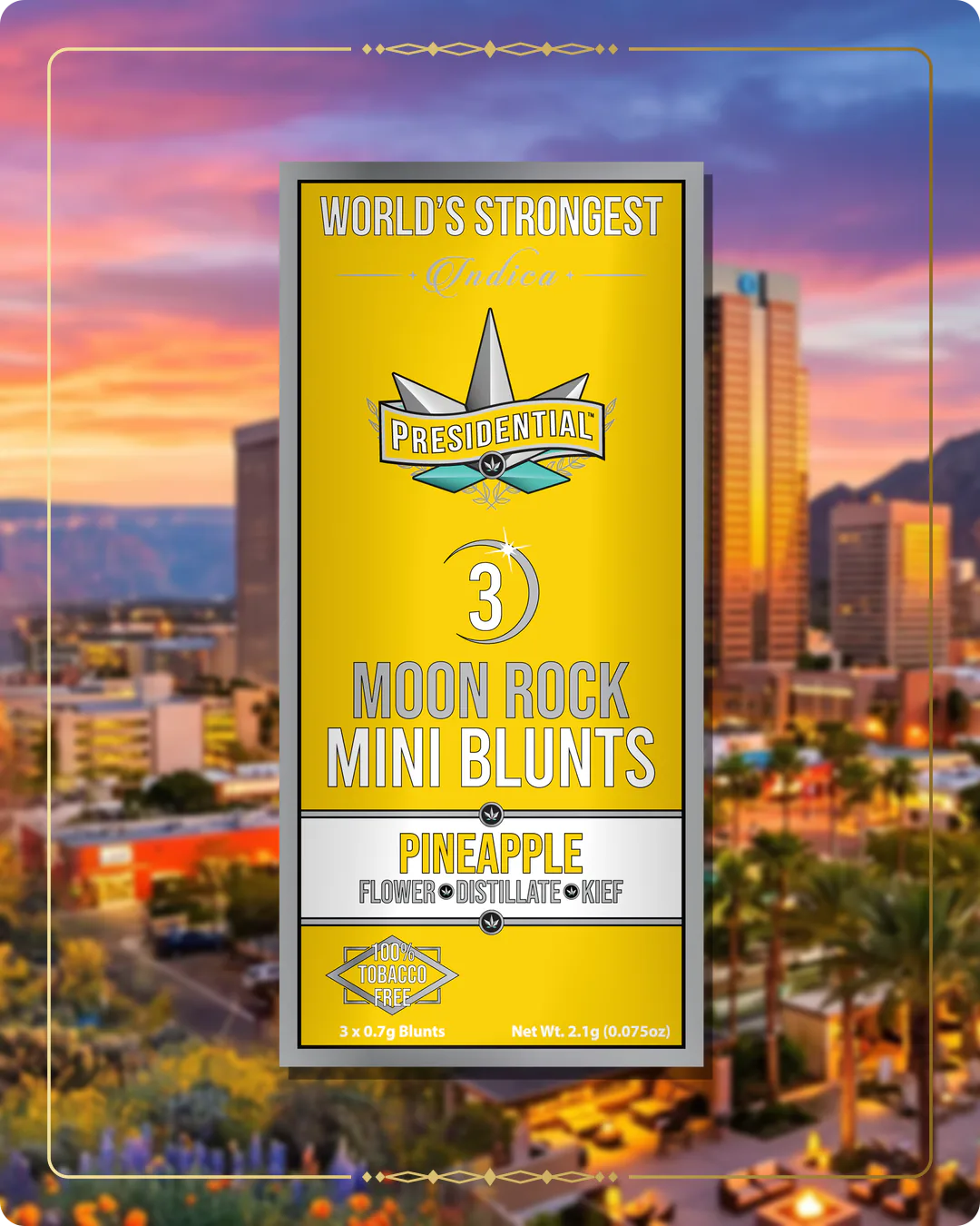 Pineapple Presidential mini for the Arizona Find Us page