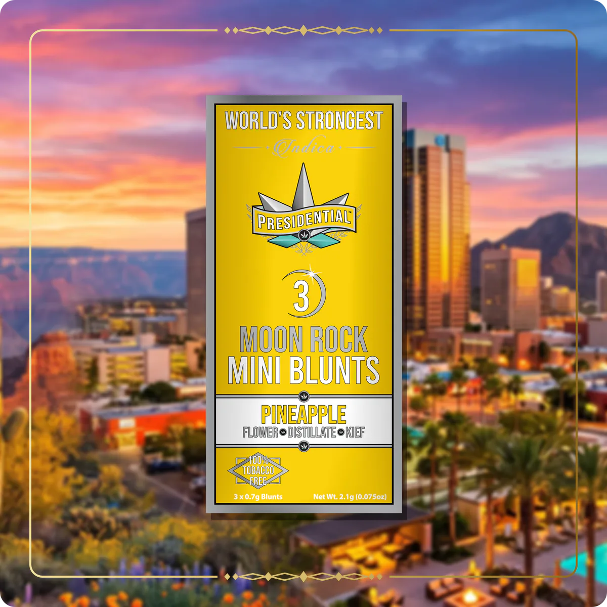 Pineapple Presidential mini for the Arizona Silver page