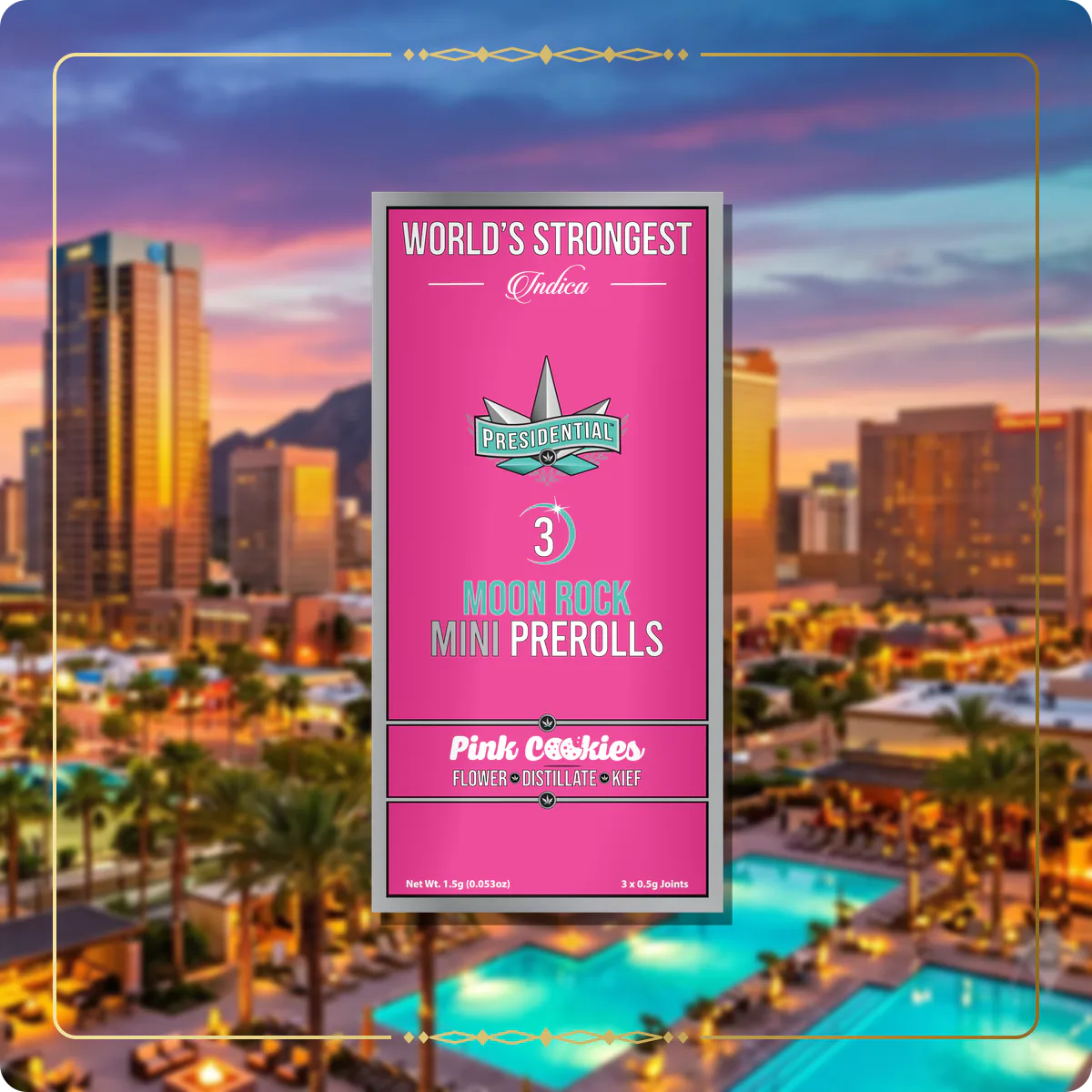 Pink Cookies Presidential mini variant 2 for the Arizona retailers page