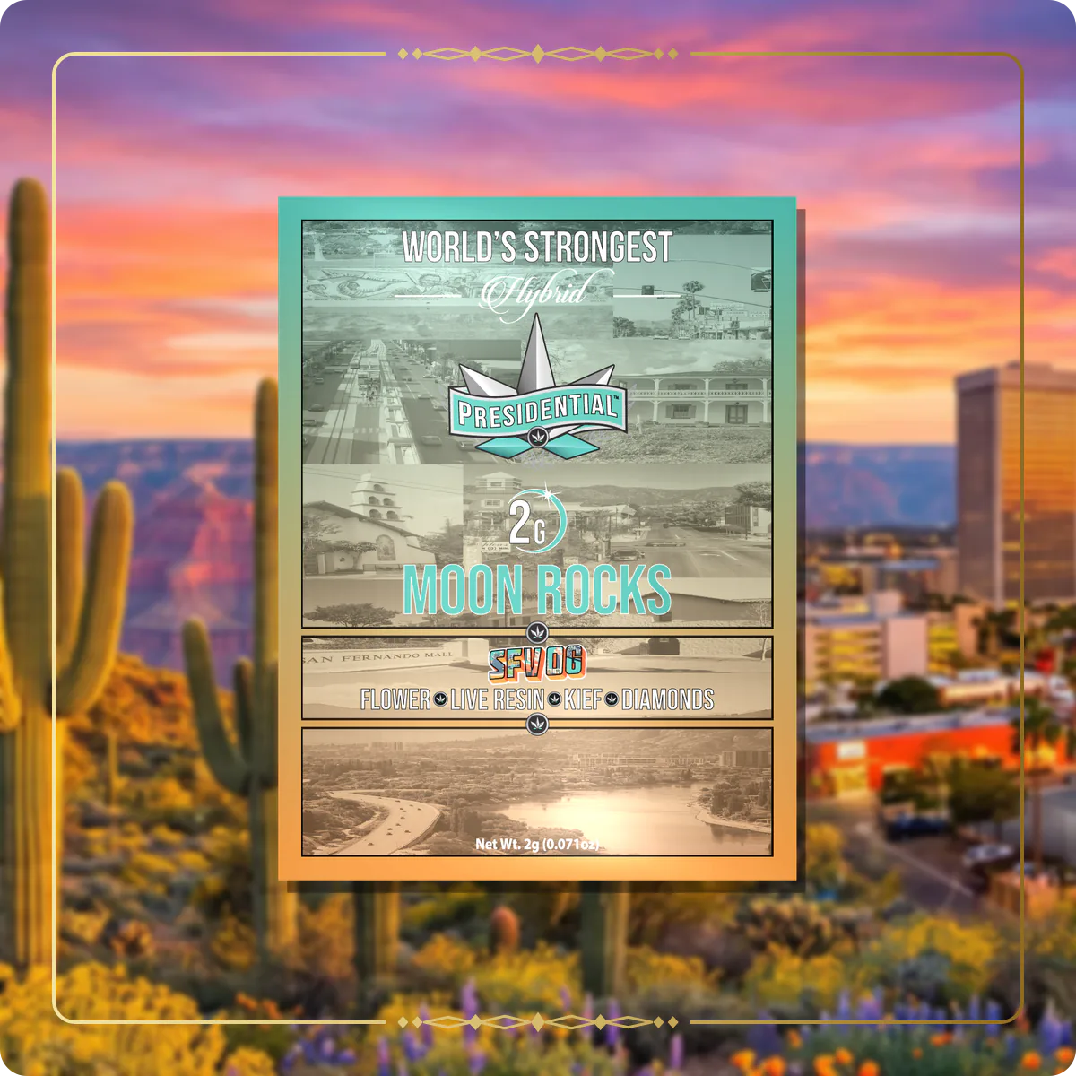SFV OG Presidential Moon Rock for the Arizona Moon Rocks page