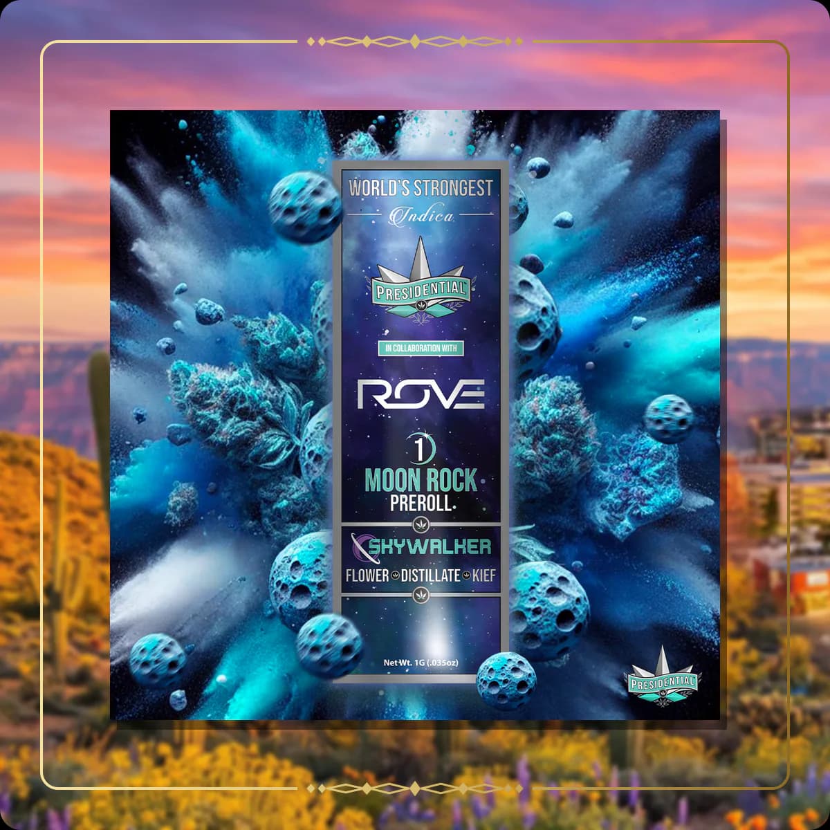 Skywalker Presidential pre-roll for the Arizona Gold page