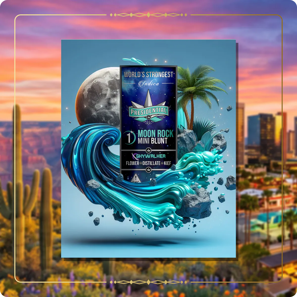 Skywalker Presidential Moon Rock for the Arizona brand story