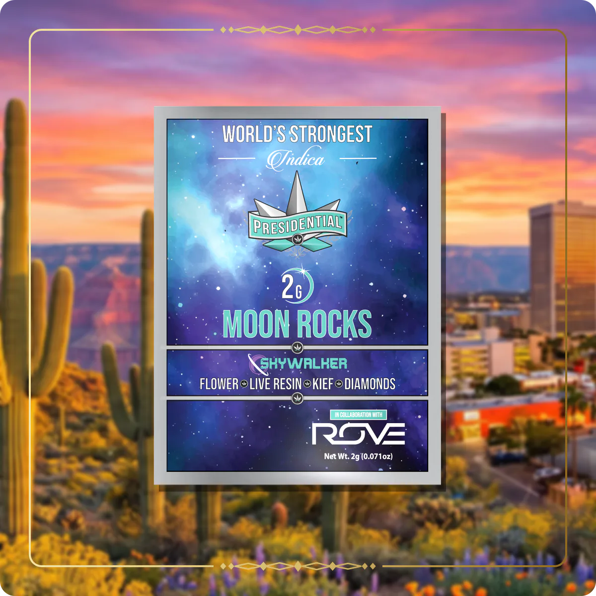 Skywalker Presidential Moon Rock variant 3 for the Arizona Moon Rocks page