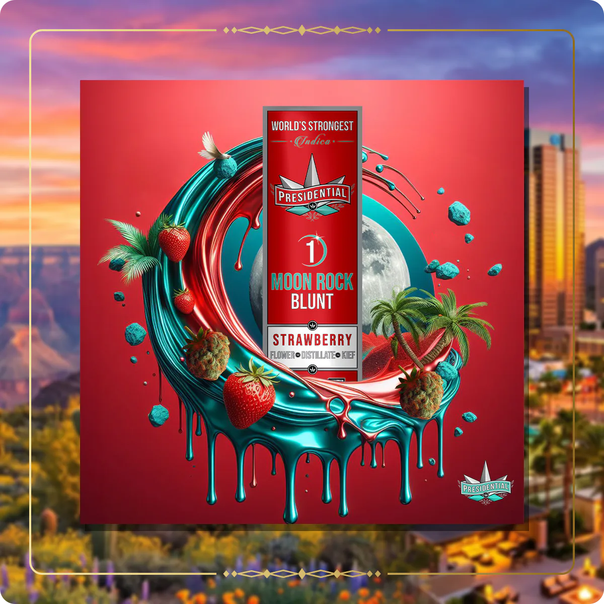 Strawberry Presidential blunt for the Arizona blunts page