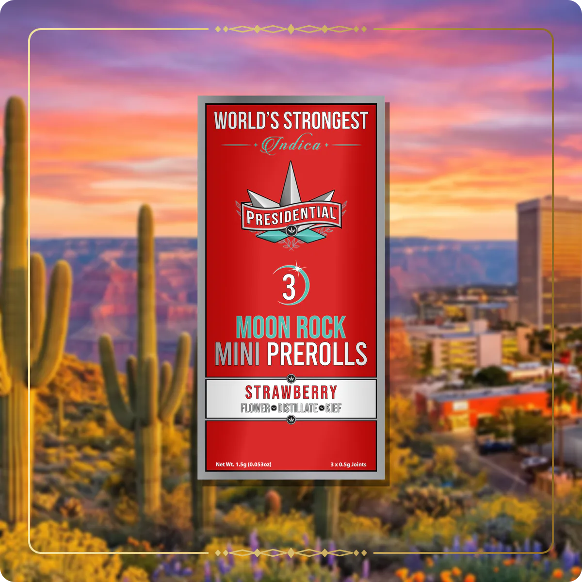 Strawberry Presidential mini variant 2 for the Arizona Silver page