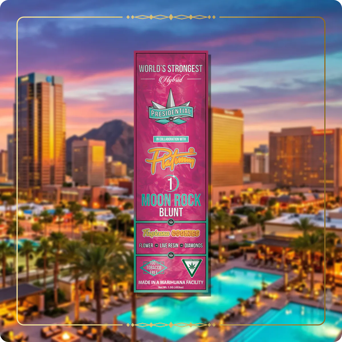 Tropical Presidential blunt variant 2 for the Arizona home collection