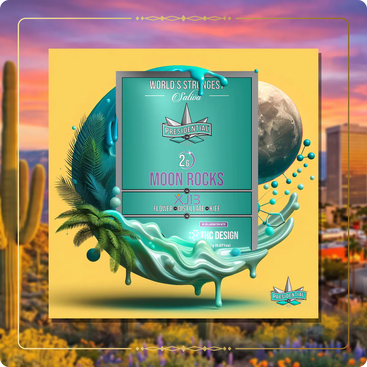 XJ-13 Presidential Moon Rock variant 2 for the Arizona Moon Rocks page