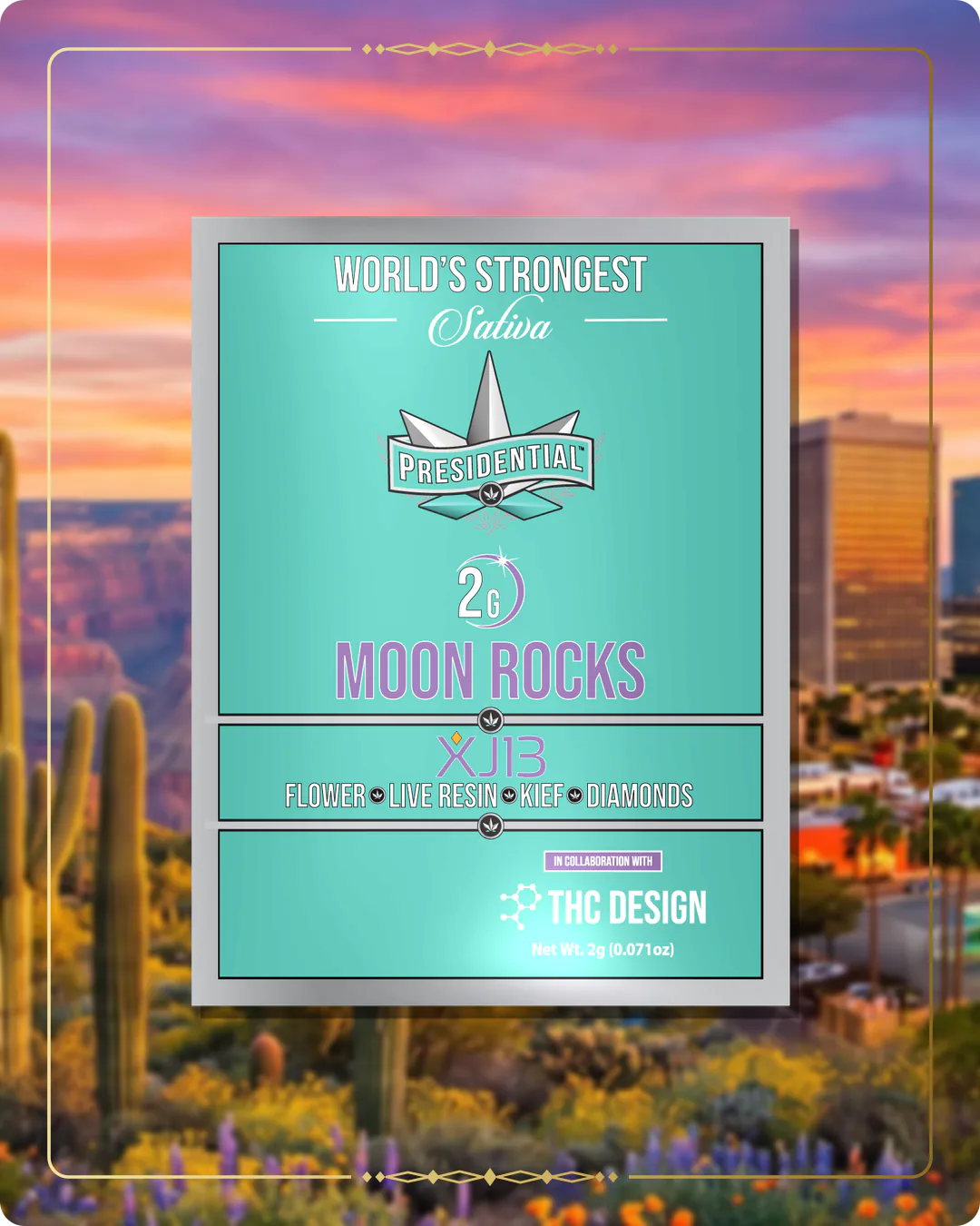 XJ-13 Presidential Moon Rock for the Arizona market page