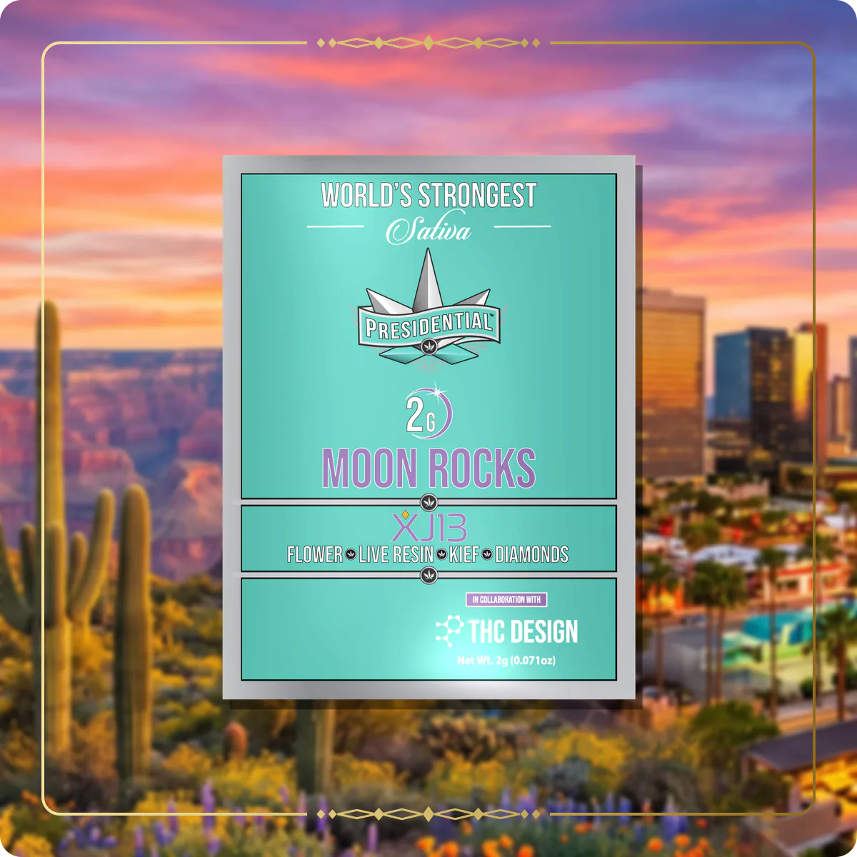 XJ-13 Presidential Moon Rock for the Arizona Moon Rocks page